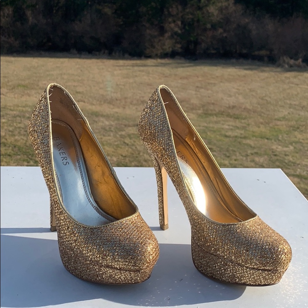 Gold heels